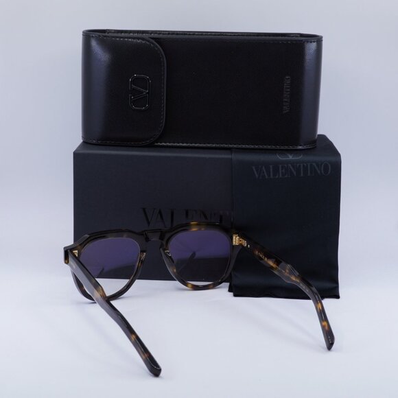 Valentino V-TALE II VLX-139B Eyeglasses Havana 52mm Aviator Frame - Picture 11 of 11